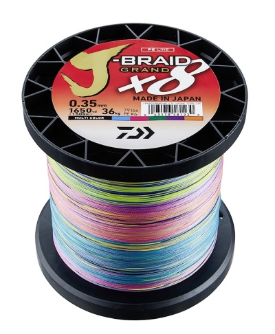 Carretel de linha de pesca multicolorida Daiwa J-Braid Grand X8 0,35 mm