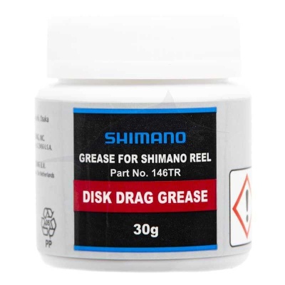 Frasco de massa lubrificante Shimano para carretos, DISK DRAG GREASE 30g.