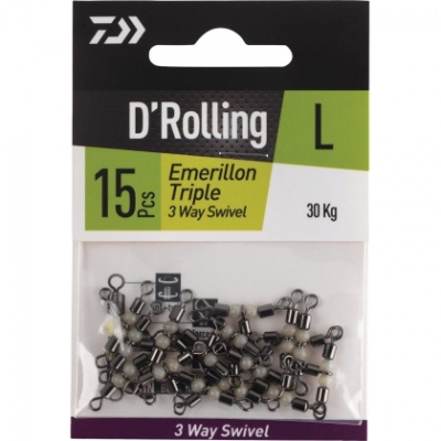 Pacote de emergilhões triplo D'Rolling 15 peças tamanho L