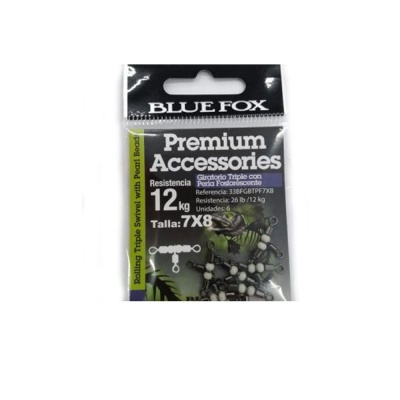 Embalagem de acessórios para pesca Blue Fox Premium Accessories com resistência 12 kg e tamanho 7x8