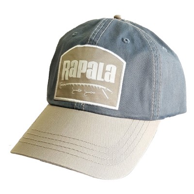 Boné Rapala azul cinzento e bege com logotipo