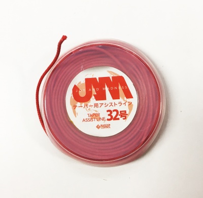 Linha de assistência vermelha para ténis de mesa em carretel com etiqueta central