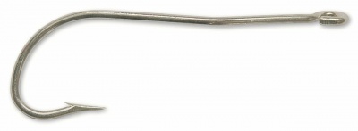 anzol de pesca metálico prateado