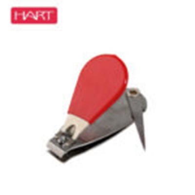 Cortador de unhas HART com pega vermelha e lâmina metálica
