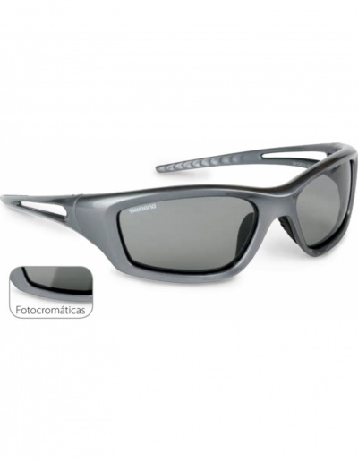 Óculos de sol desportivos cinzentos com lentes fotocromáticas