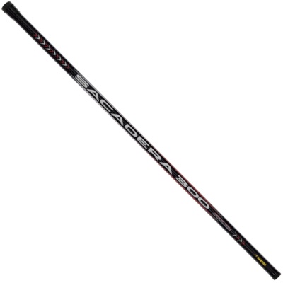 Vara de pesca preta com texto ACADEFA 300