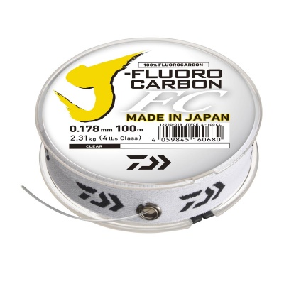 Bobina de linha de pesca Fluorocarbon FC transparente 100 m