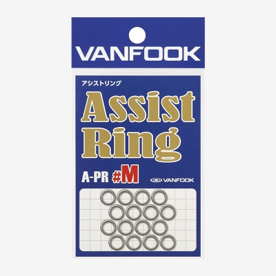 Pacote de anéis metálicos prateados VANFOOK Assist Ring A-PR #M