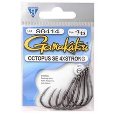 Pacote de anzóis de pesca Gamakatsu OCTOPUS SE 4XSTRONG tamanho 4/0