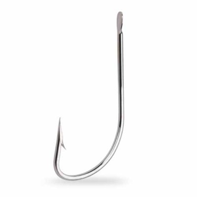 Anzol de pesca em aço inoxidável curvado com ponta afiada