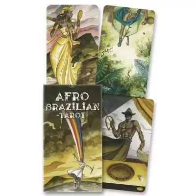 Baralho de tarô AFRO BRAZILIAN TAROT com cartas ilustradas coloridas