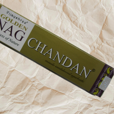 Caixa verde de incenso Chandan