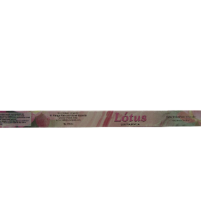 Embalagem de incenso Lótus com design floral rosa e bege