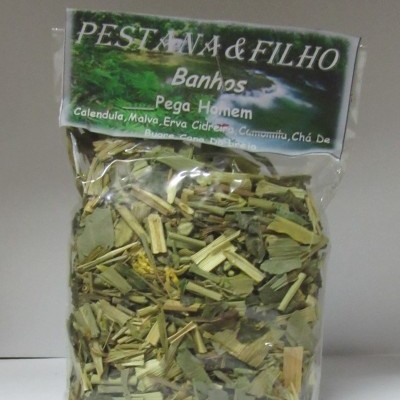 Pacote de ervas secas para banho PESTANA & FILHO