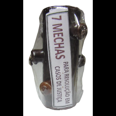 Dispositivo com etiqueta '7 MECHAS PARA RESOLUÇÃO EM CASOS DE JUSTIÇA'.