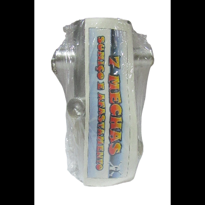 Conjunto de 7 copos plásticos transparentes embalados