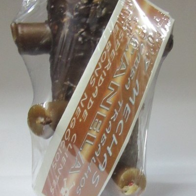 vela decorativa castanha feita à mão embalada para venda