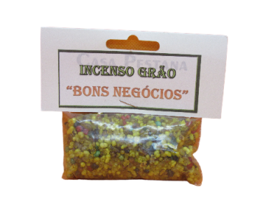 Pacote de incenso grão Bons Negócios