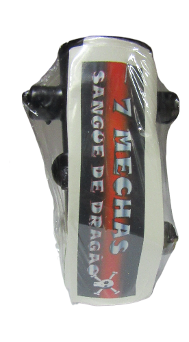 Pacote com 7 mechas de cera preta para sangue de dragão