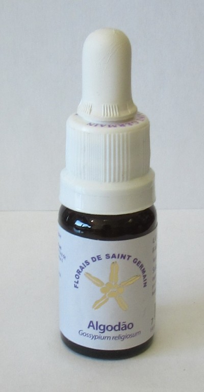 Frasco de florais de algodão com tampa conta-gotas