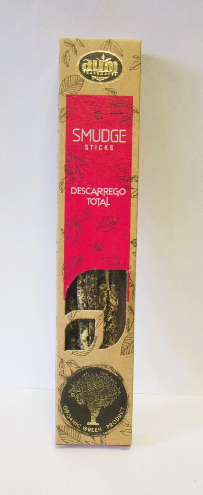 Embalagem de Smudge Sticks com texto e janela transparente