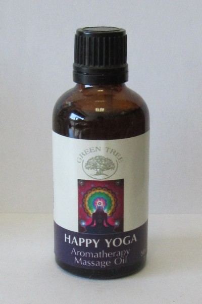 Frasco de óleo de massagem aromaterapia Happy Yoga