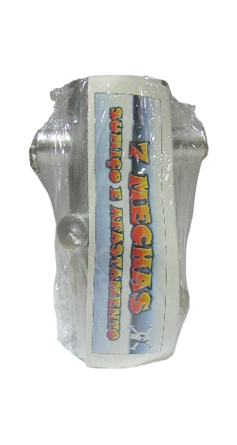 Conjunto de 7 copos plásticos transparentes embalados