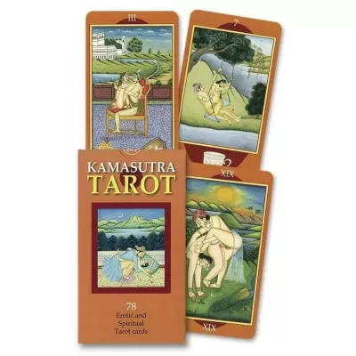 Baralho Kamasutra Tarot com cartas coloridas eróticas