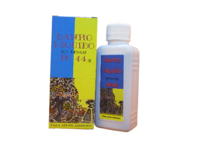Frasco e caixa de Banho Líquido de Ervas Nº 44