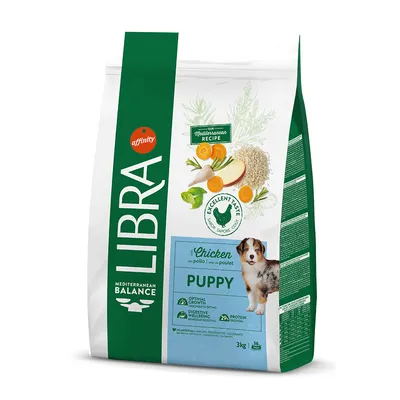 Saco de ração IBRA Puppy sabor Chicken para cachorros