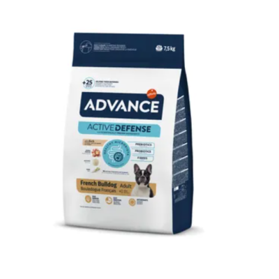 Saco de comida para cães Advance Active Defense para Bulldog Francês Adulto