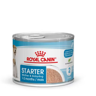 Lata de alimento húmido Royal Canin Starter para cães