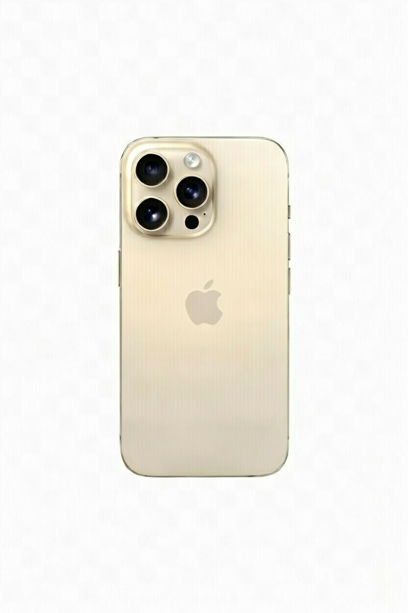 iPhone 16 Pro - Seminovo Smartphone Apple iPhone dourado visto de trás com três câmaras