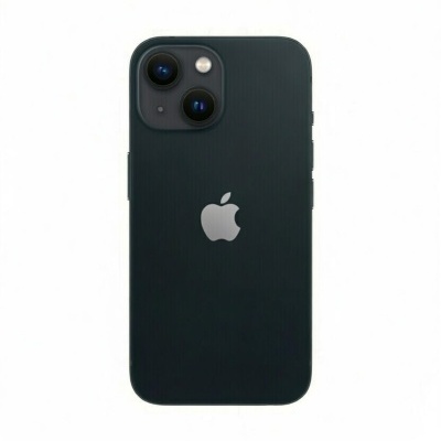 Smartphone preto com duas câmaras traseiras e logótipo da Apple