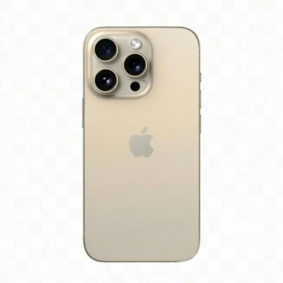 Smartphone Apple iPhone dourado com câmera tripla no fundo branco