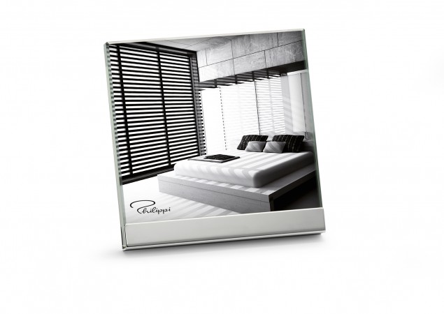 Philippi - Moldura Room Fotografia emoldurada de cama moderna em preto e branco