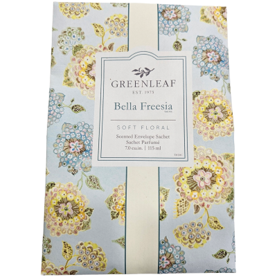 Embalagem floral com texto Greenleaf Bella Freesia