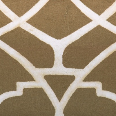 Padrão decorativo geométrico verde-oliva e branco