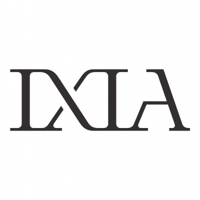 Logotipo estilizado preto com letras INA em fundo branco