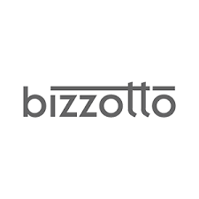 Logótipo da marca bizzotto em cinzento