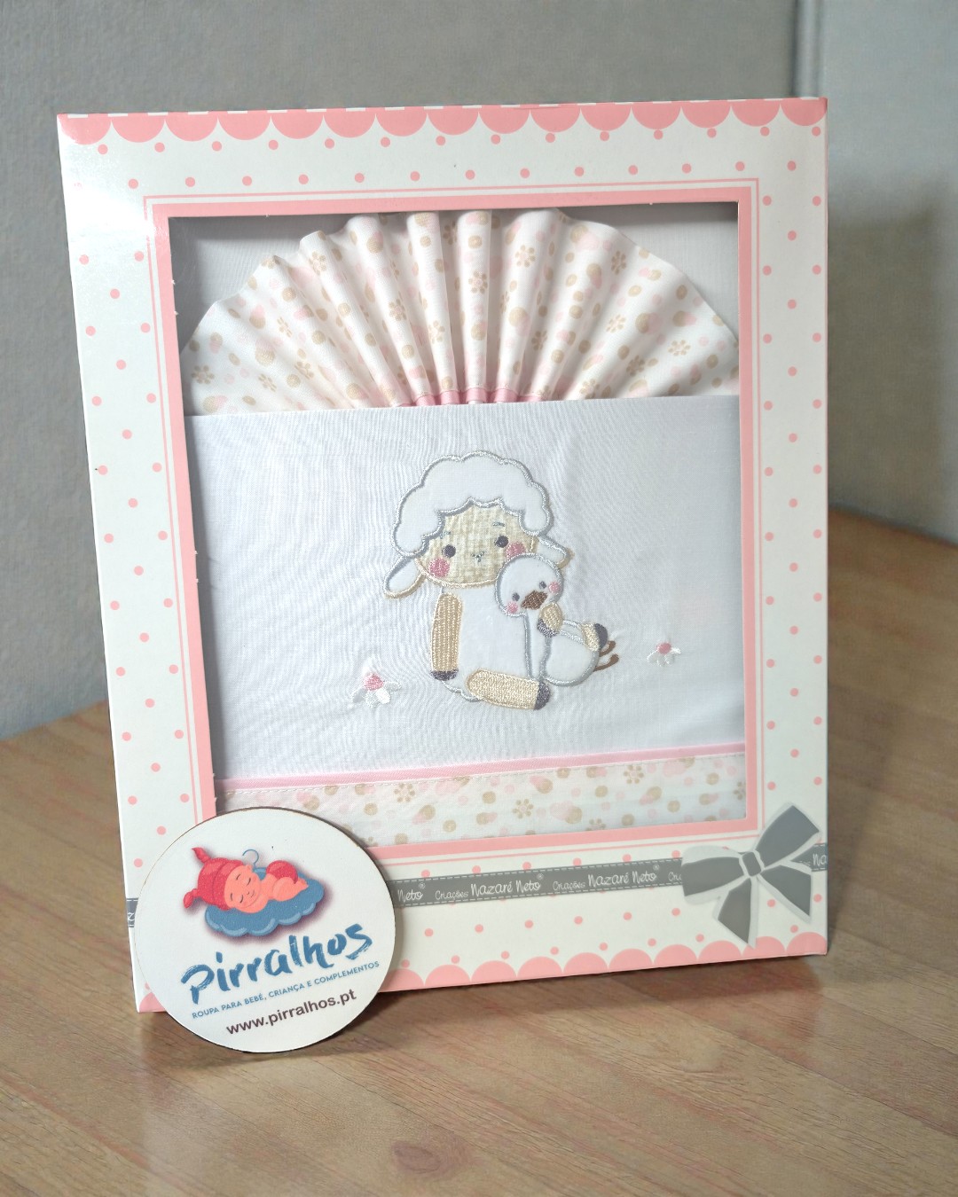 Pack de roupa para bebé com bordado de ovelha e patinho