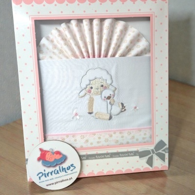 Pack de roupa para bebé com bordado de ovelha e patinho