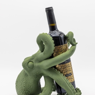 Suporte de Vinho - Polvo