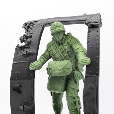 Estátua de Paraquedista Militar "O Salto" - Versão Grande