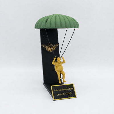 Troféu Personalizado de Paraquedismo Militar 