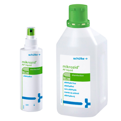 Frascos de desinfetante mikrozid AF liquid da schülke