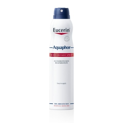 Frasco spray Eucerin Aquaphor para pele seca e irritada