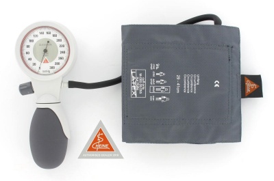 Esfigmomanómetro aneroide com manómetro e braçadeira cinzenta da marca CHEIME