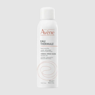 Frasco aerossol de água termal Avène 150 ml para pele sensível