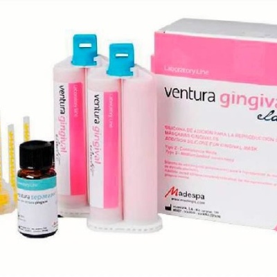 Conjunto de adesivo dentário Ventura Gingival elastic com vários aplicadores